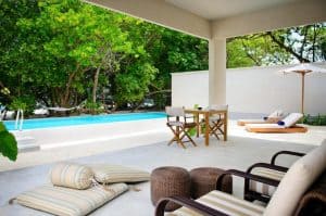 amilla fushi resort maldives holiday baa atoll 2 bedroom beach pool villa