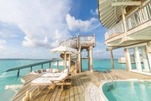 soneva jani maldives resort 3 bedroom water retreat with slide maldives luxe