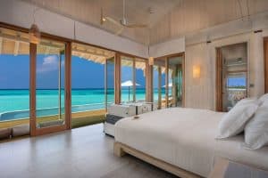 soneva jani maldives resort 4 bedroom water reserve with slide maldives luxe