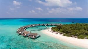 reethi beach resort baa atoll over water villa