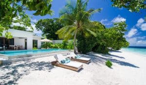 amilla fushi resort maldives holiday baa atoll 2 bedroom beach pool villa