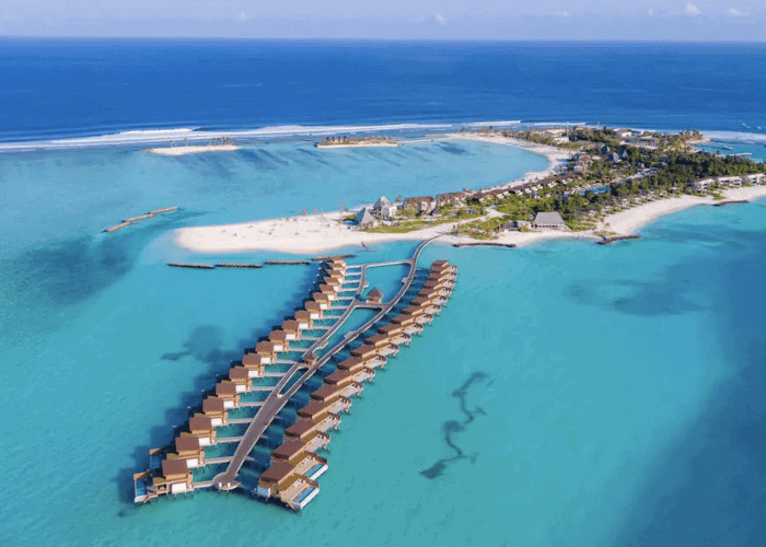 kuda villingili resort maldives holiday north male atoll largest swimming pool 5 star