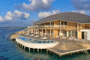 soneva jani maldives resort 4 bedroom water reserve with slide maldives luxe