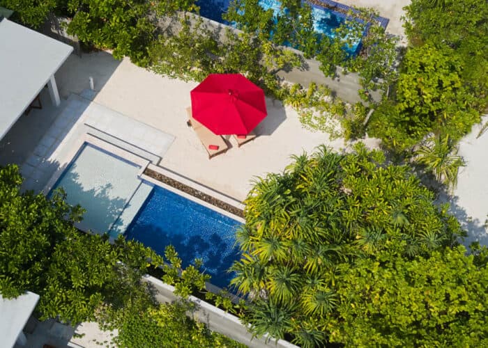 Siyam World Maldives - Beach-Suite-with-Pool-Aerial